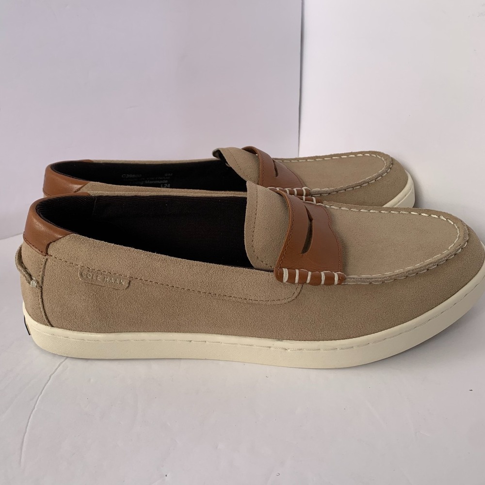 Cole Haan Men's Size 9 Tan Suede Penny Loafer Slip-On Shoes No Box NEW - Picture 5 of 9